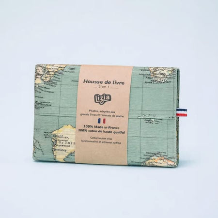 Housse de livre 2-en-1 pliable